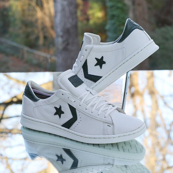 Converse John Varvatos Pro Leather Low White Green 2012 - Picture 3 of 15